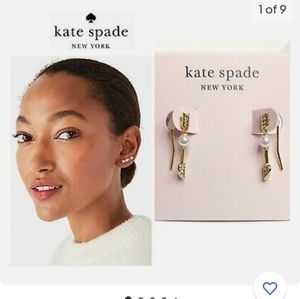 Kate Spade gold earrings